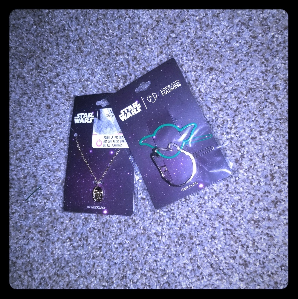Love and Madness bundle: Bracelet and Hair Clips